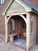 porch, Herefordshire, oak-framed porch
