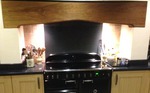 fitted kitchen, range, hand-built kitchen solid wood kitchen Herefordshire