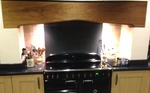 fitted kitchen, range, hand-built kitchen solid wood kitchen Herefordshire