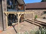Garden Pagoda & Stone Patio  by Chris Strange, builder & carpenter, Herefordshire, Monmouthshire 