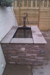 Stone-Built Water Feature by Chris Strange, builder & carpenter, Herefordshire, Monmouthshire 