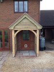 Timber Porch by Chris Strange, builder & carpenter, Herefordshire, Monmouthshire 